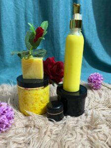 Gamme blanchissante super dosé – soin éclaircissant peau