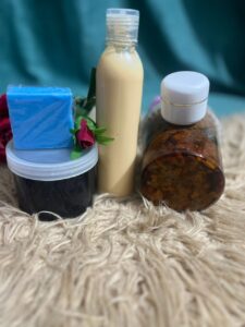 Gamme Teint Marron Clair (savon, lait, crème, gommage, sérum) – Edy Cosmétiques